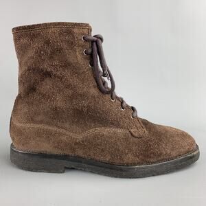 CHRISTIAN KIMBER Size 7 Brown Suede Crepe Sole Boots